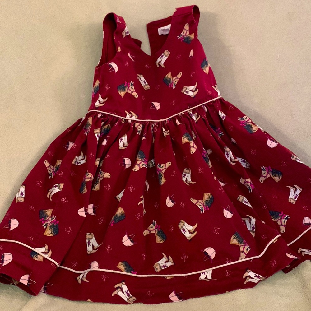 Cowgirl dress with tulle under the dress